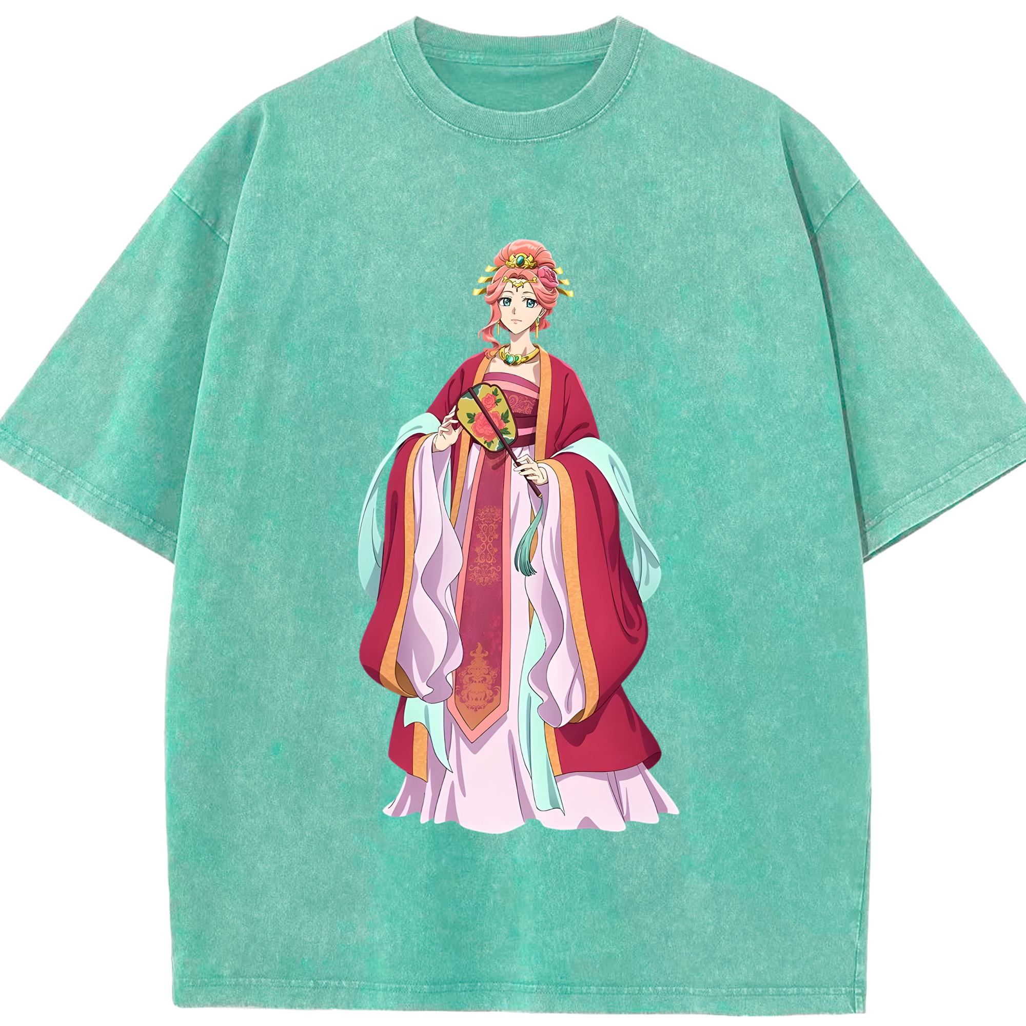 （画像用） 薬屋のひとりごと The Apothecary Diaries 綿100% ヴィンテージ風 半袖Tシャツ（フロントプリント）